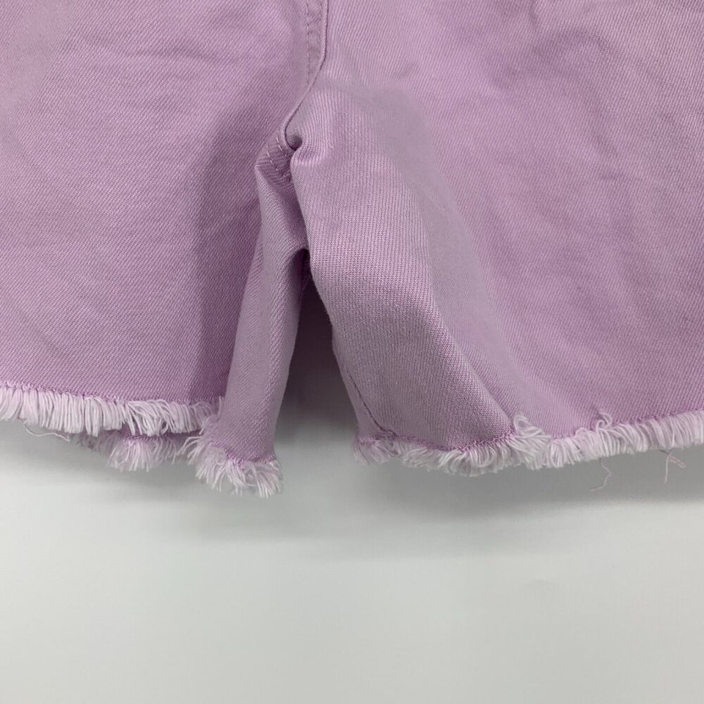 Wild Fable Shorts Purple Highest Rise A Line Pleated Bermuda Fray NWT - Picture 9 of 9